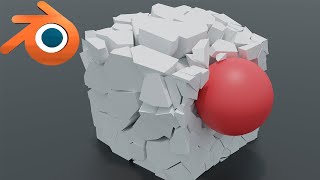 Blender  2.93 - Object Breaking tutorial #blendertutorial screenshot 1