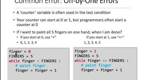 Python - b -  While Loops Common Errors