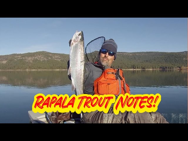Rapala Notes For Trout Trollers 