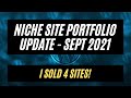 2021 Niche Site Portfolio Update - I Bought 1, Sold 4, and Built 3 New Sites This Year