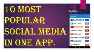 How to Use 10 Most Popular Social Media From One App | One App For All Social Media screenshot 2