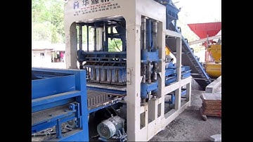QT6-15 Full Automatic Brick Making Machine Production LINE