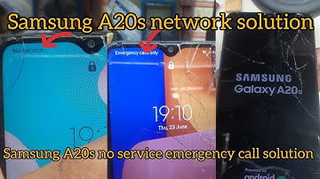 Samsung A20s No Service Solution | Samsung A20s Emergency Calls Only