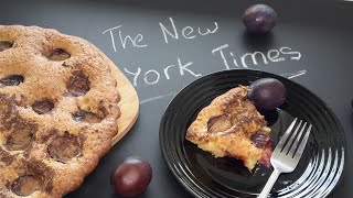 Очень вкусный пирог со сливами рецепт из The New York Times Очень вкусный пирог со сливами рецепт из The New York Times