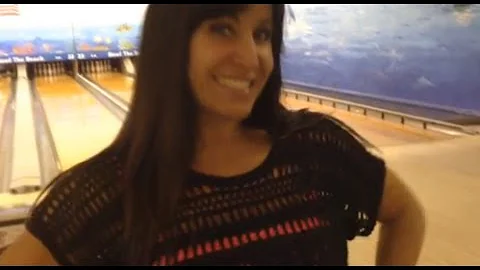 Farm Girl Jennifer goes bowling.