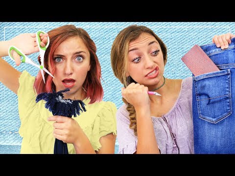 5 Ways to RECYCLE Your DENIM JEANS! 👖♻️ Cute DIY Fashion Trends