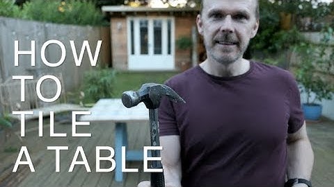 REFURBISHING A TABLE