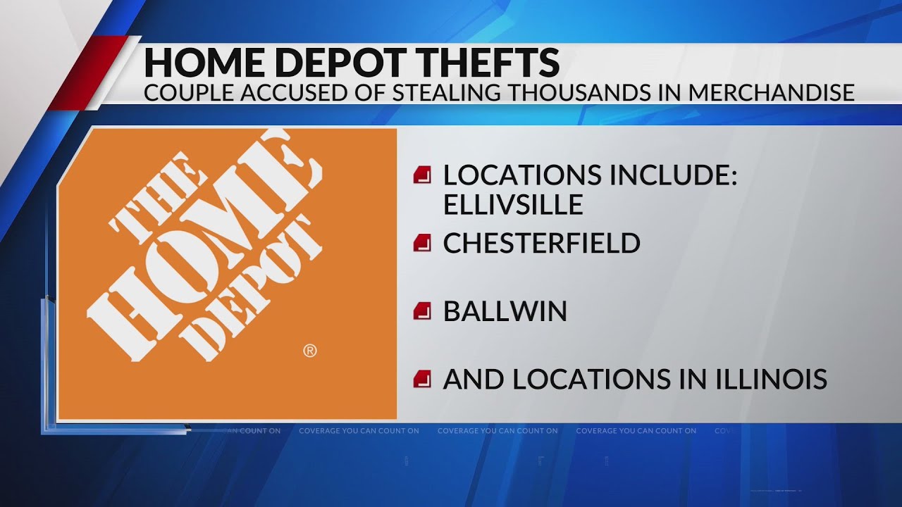 Duo charged for stealing over $36K in Home Depot merchandise - YouTube