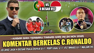 🔴PUBLIK AUTO KAGET! PERNYATAAN TIBA2 CR7 JELANG LAGA 4 BESAR MALAM INI - FANS TIMNAS SANGAT BANGGA!!
