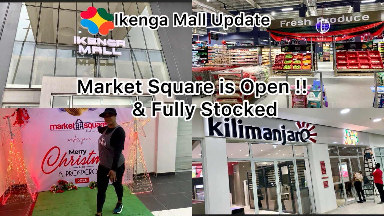 Торговый центр Ikenga в Авка открыт и полностью укомплектован товарами!