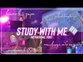 STUDY WITH ME/ встаю в 5 утра/ два учебных дня/ мотивация на учёбу