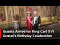 Guests Arrive to Celebrate the Birthday of Sweden’s King Carl Gustaf | AC1W