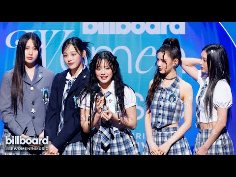 NewJeans Accepts Group Of The Year Award | Billboard Women In Music 2024