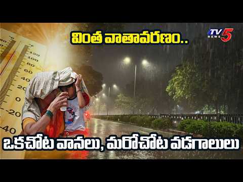 Weather Upadates..వింత వాతావరణం..Strange Weather in Telugu States | TV5 News - TV5NEWS