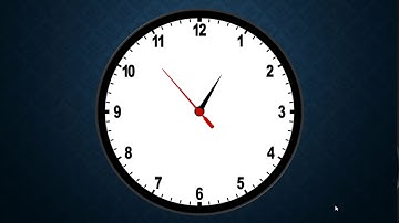 beautiful analog clock in powerpoint within only 2 minutes