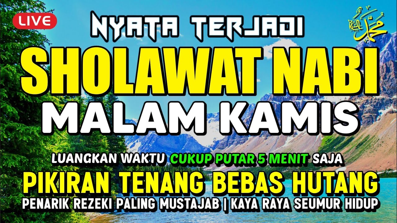 SHOLAWAT JIBRIL PENARIK REZEKI PALING DAHSYAT, Sholawat Nabi Muhammad SAW, Sholawat Jibril Merdu