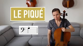 Jouer des notes piquées au violoncelle