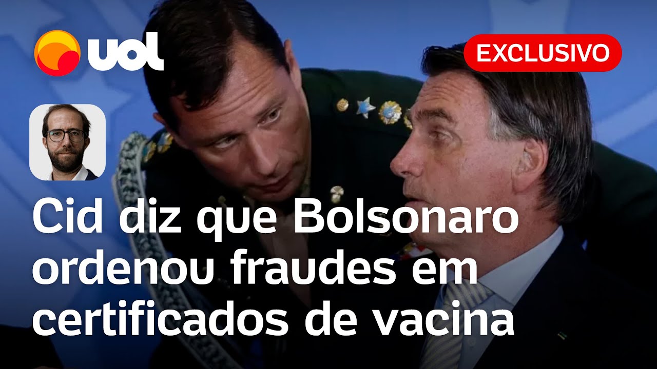 Cid diz em delação à PF que Bolsonaro ordenou fraudes em cartões de vacina