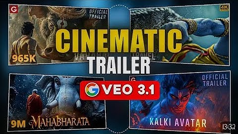 How to create a cinematic movie trailer in AI // higgsfield  VEO 3.1 tutorial 