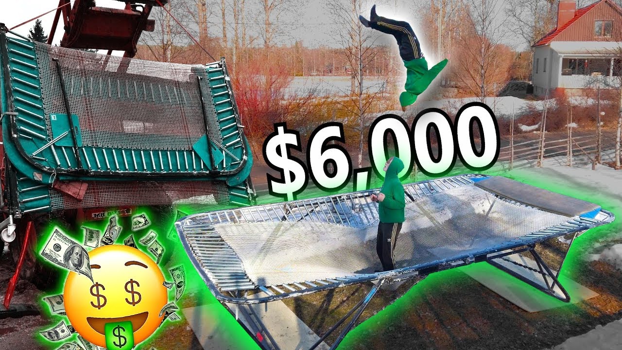 Best Backyard Trampoline In The World 4k Youtube
