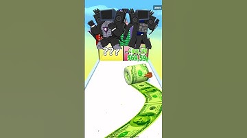 Money Rush Skibidi Toilet Evolution #tiktokgames #skibiditoilet #memes #amogus #shorts