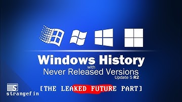 Windows History with Never Released Versions (Update 5 R2) - The LEAKED Future Part (so far)