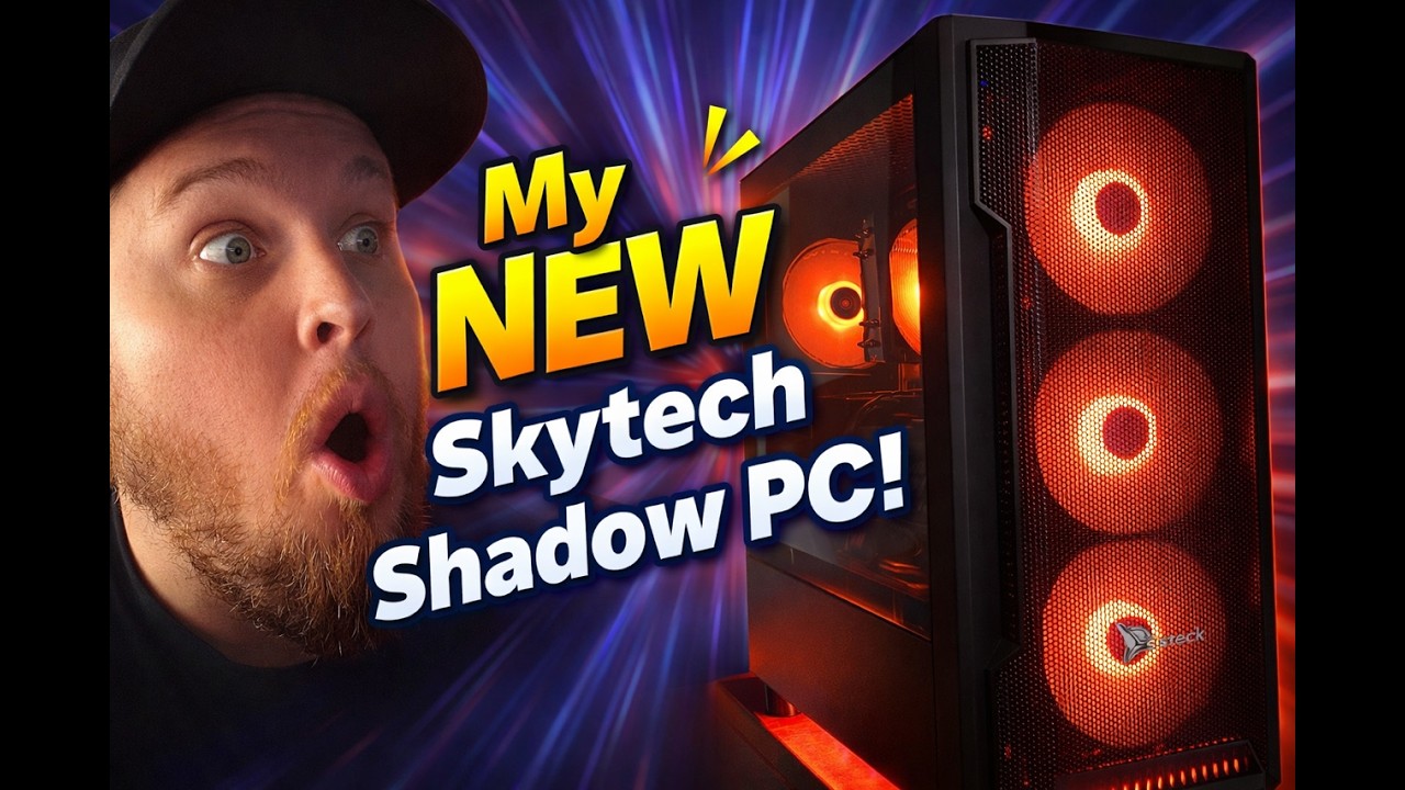 UNBOXING MY NEW SKYTECH SHADOW GAMING PC! - YouTube