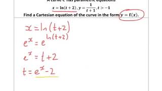 Core 4 - Parametric Equations 2