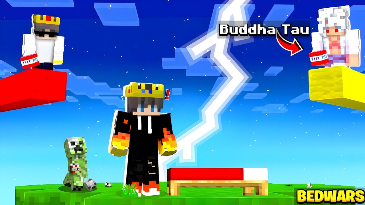 Playing Bedwars With Buddha Tau 🥸 | Fifine AM6 Microphone