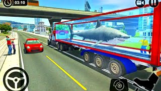 Sea Animal Transporter Truck Driving Games - Android Gameplay screenshot 4