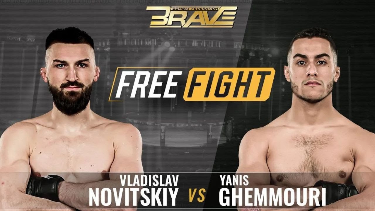 FREE MMA FIGHT Vladislav Novitskiy vs Yanis Ghemmouri BRAVE CF 51