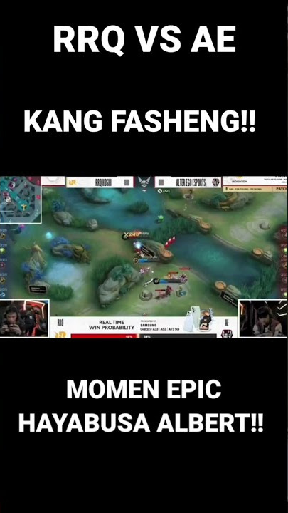 MOMEN EPIC HAYABUSA RRQ ALBERT - [ RRQ VS ALTER EGO] MPL ID S10