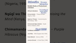 post colonial literature part 1