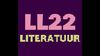 LL22 - Het literatuurprogramma