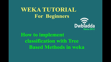 How to implement classification with Tree Based Methods in weka | Weka Tutorial