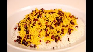 طريقة الرز بالزعفران مع حمسة الدجاج بالكريمة  Saffron rice with creamy chicken hamsa