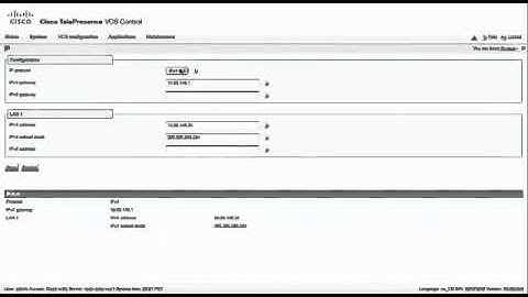 Cisco TelePresence VCS Control Configuration - Part 1- System Configuration