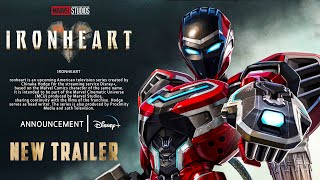 IRONHEART - First Look Trailer (2023) | Marvel Studios \& Disney+ | iron heart trailer