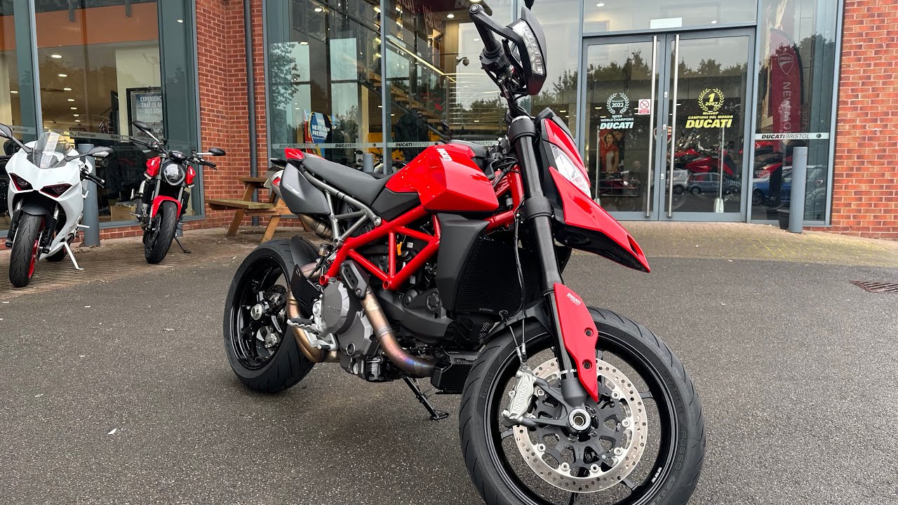 Ducati Hypermotard 950 (Red) walkaround with engine sound for sale ...