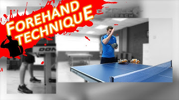 Hoe je de forehand drive-techniek leert bij tafeltennis/pingpong | Beginnerstraining Tutorial