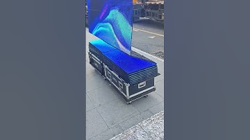 Smart Rental Hanging LED Screen #ledscreenfactory #ledfoldingscreen #ledscreen #leddisplayscreen