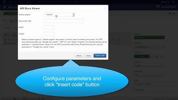 Video tutorial for "ARI Docs Viewer" Joomla! extension