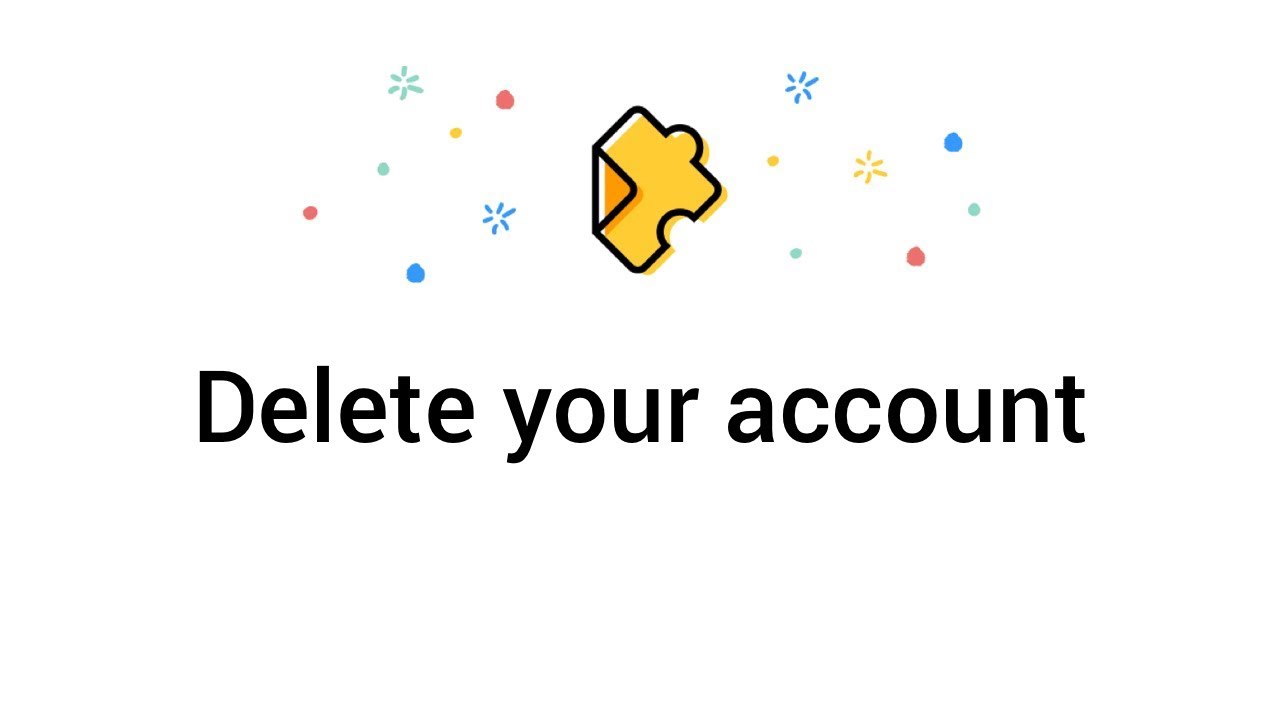 How to delete your account - YouTube