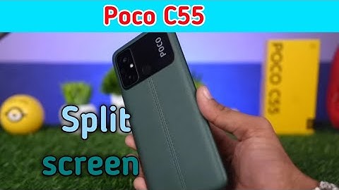 Split Screen On In Poco C55, Create Dual Screen In Poco C55, How To Use Floating Window In Poco