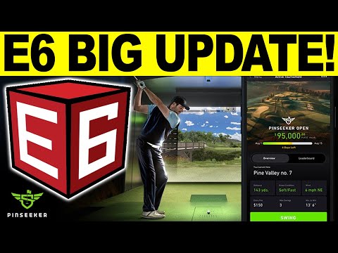E6 Connect Golf Simulator Software BIG UPDATE + Garmin R10 Info (2021)