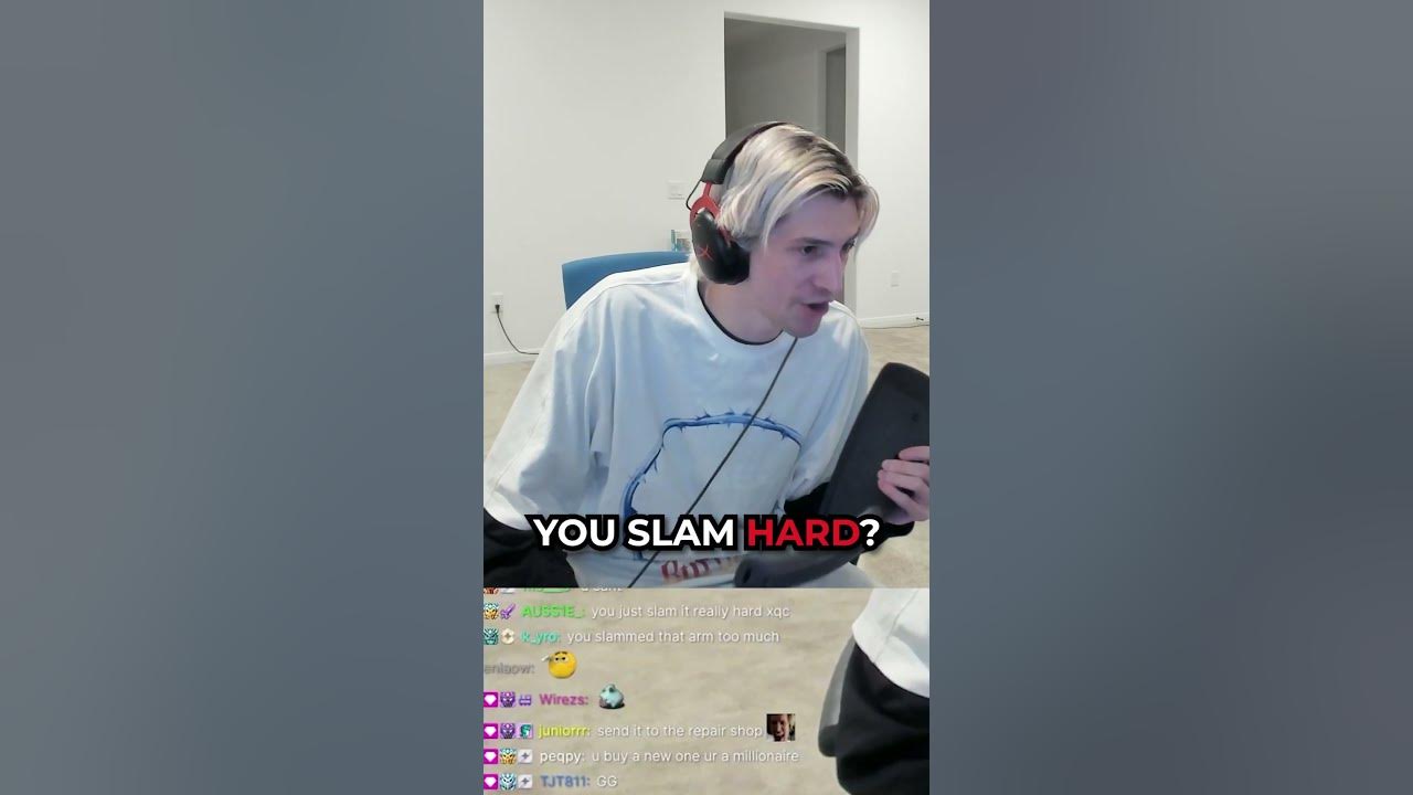 XQC fixes 5000 chair LIVE (sus) YouTube