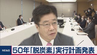 50年脱炭素の実行計画発表（2020年12月25日）