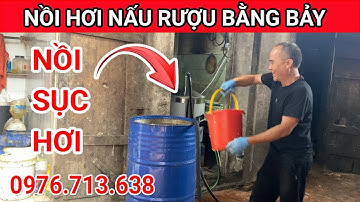 Nồi sục hơi bằng điện dùng nấu cám lợn giá rẻ - đậu phụ | Nồi nấu rượu Bằng Bảy ĐT 0976.713.638