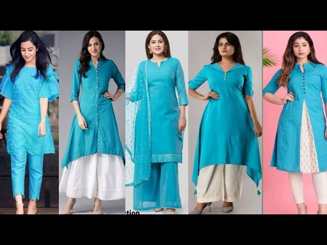 sky blue colour combinations indian dress Ferozi Colour Combination For  Punjabi Suits pu… | Blue colour dress, Blue color combinations, Colour  combination for dress