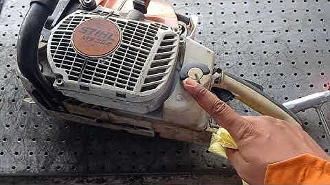 Sthil MS 382 Basic Problems Of Chainsaw Not Starting Properly